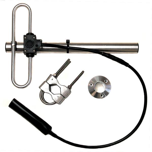 Half Wave Dipole Aerial for External Use with Wall Mounting Bracket & 15 Metre RG213 Cable