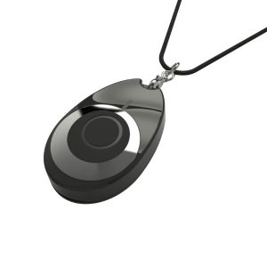 Onyx Personal Alarm - Silver [c/w neck cord and wrist strap]