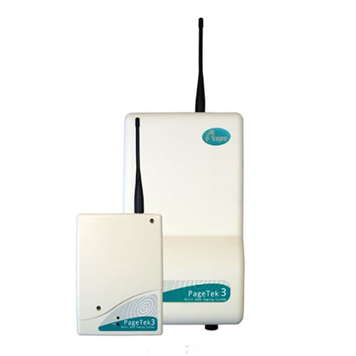 5 Zone 12v DC PageTek 4 Paging Transmitter with aerial [459 MHz]