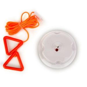 Ceiling Wipe Clean Pullswitch 2.5m with Reassurance Light - Orange