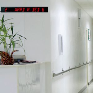 700 Series Corridor LED Display with 100mm characters