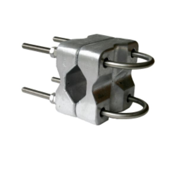 Pole mount clamp for FUHFDP/FDANT aerial